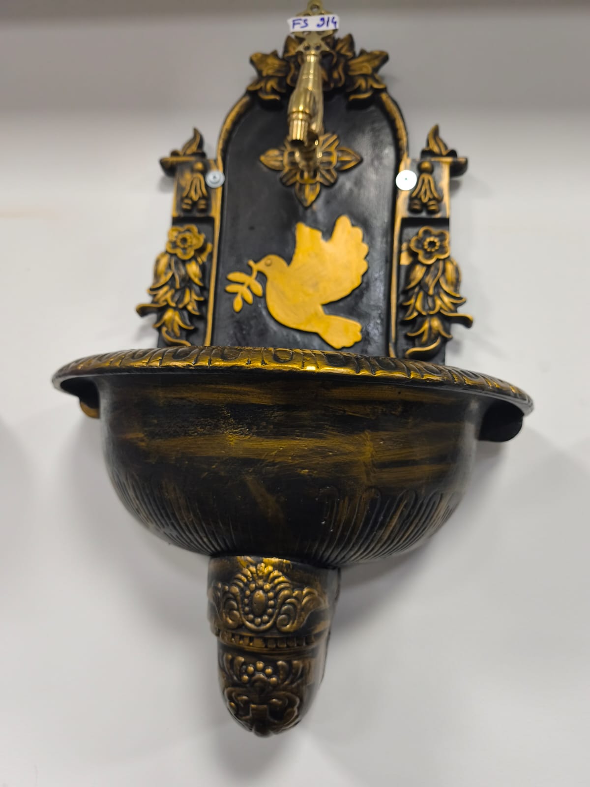 FS-914 Flame Stove Küçük Gold Döküm Alüminyum Bahçe Çeşmesi Dış Mekan Dayanıklı Su Musluğu