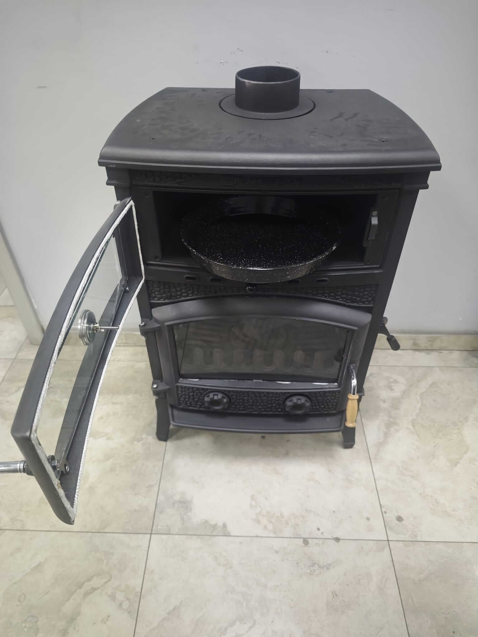  Fırınlı Döküm Soba Sirius Midi Yan Kapaklı –FS 71YK