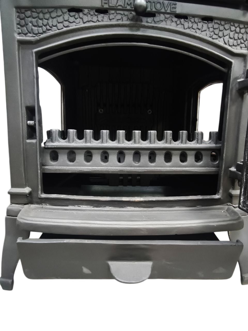 Flame Stove FS-11YK-AK – Sirius Maxi Yan Kapaklı Fırınlı Döküm Soba