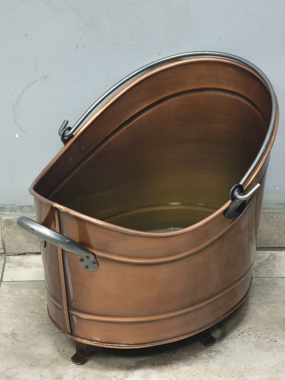 FS-2280 FlameStove Bakır Renk Taşınabilir Odun Sobası | İç ve Dış Mekan Kullanıma Uygun | Geniş Ağızlı, Dayanıklı Sac Gövde