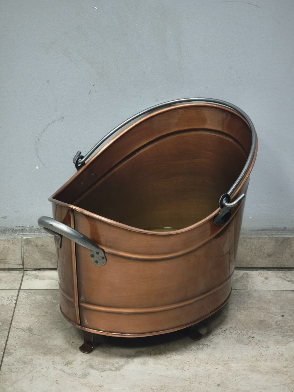 FS-2280 FlameStove Bakır Renk Taşınabilir Odun Sobası | İç ve Dış Mekan Kullanıma Uygun | Geniş Ağızlı, Dayanıklı Sac Gövde