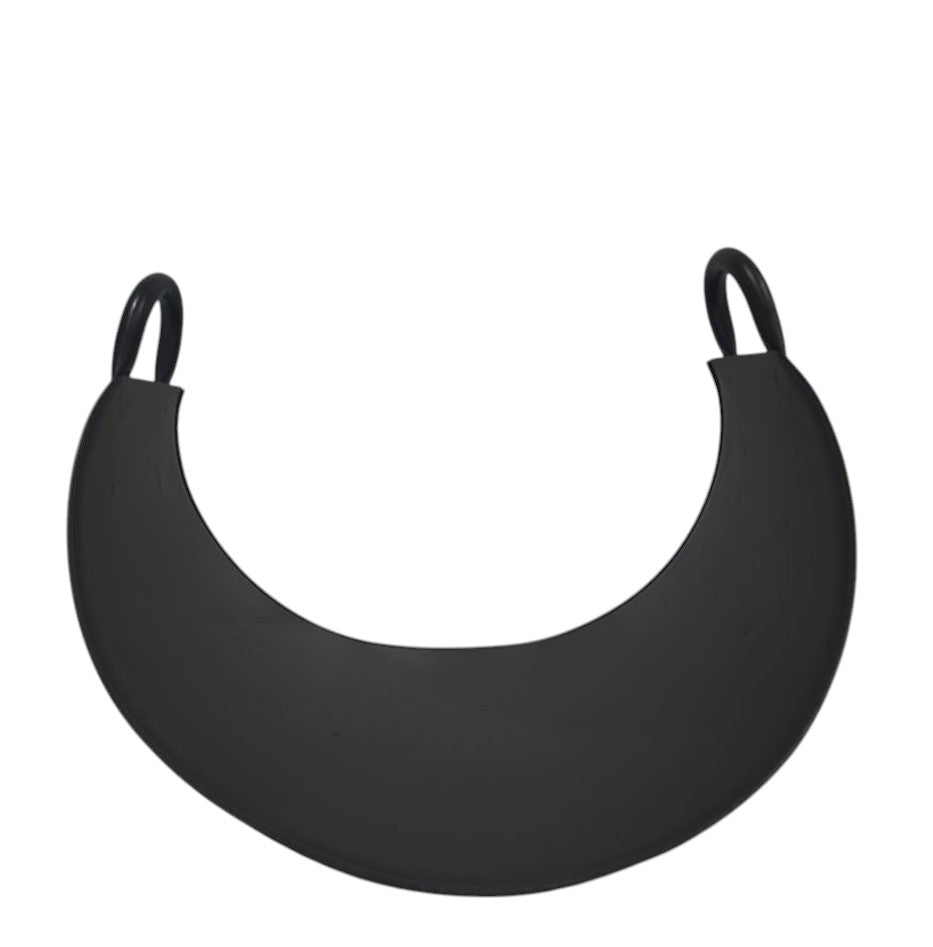 FS-97010 FlameStove Mat Siyah Taşınabilir Odun Kovası | Sac Gövde | Çift Kulplu, Şömine ve Soba Yanı Kullanım FS-97010