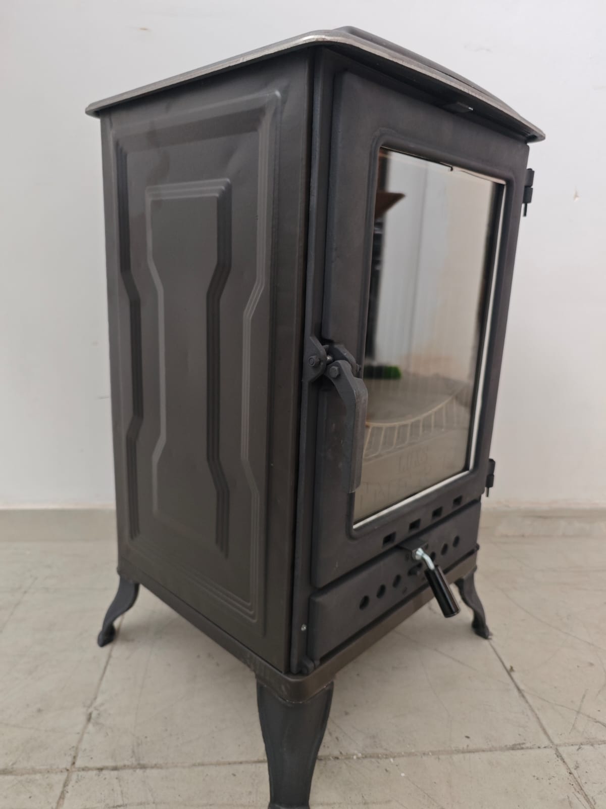 FS-312 - Turbo Şömine | Mat Siyah | Emaye | Lux Şömine