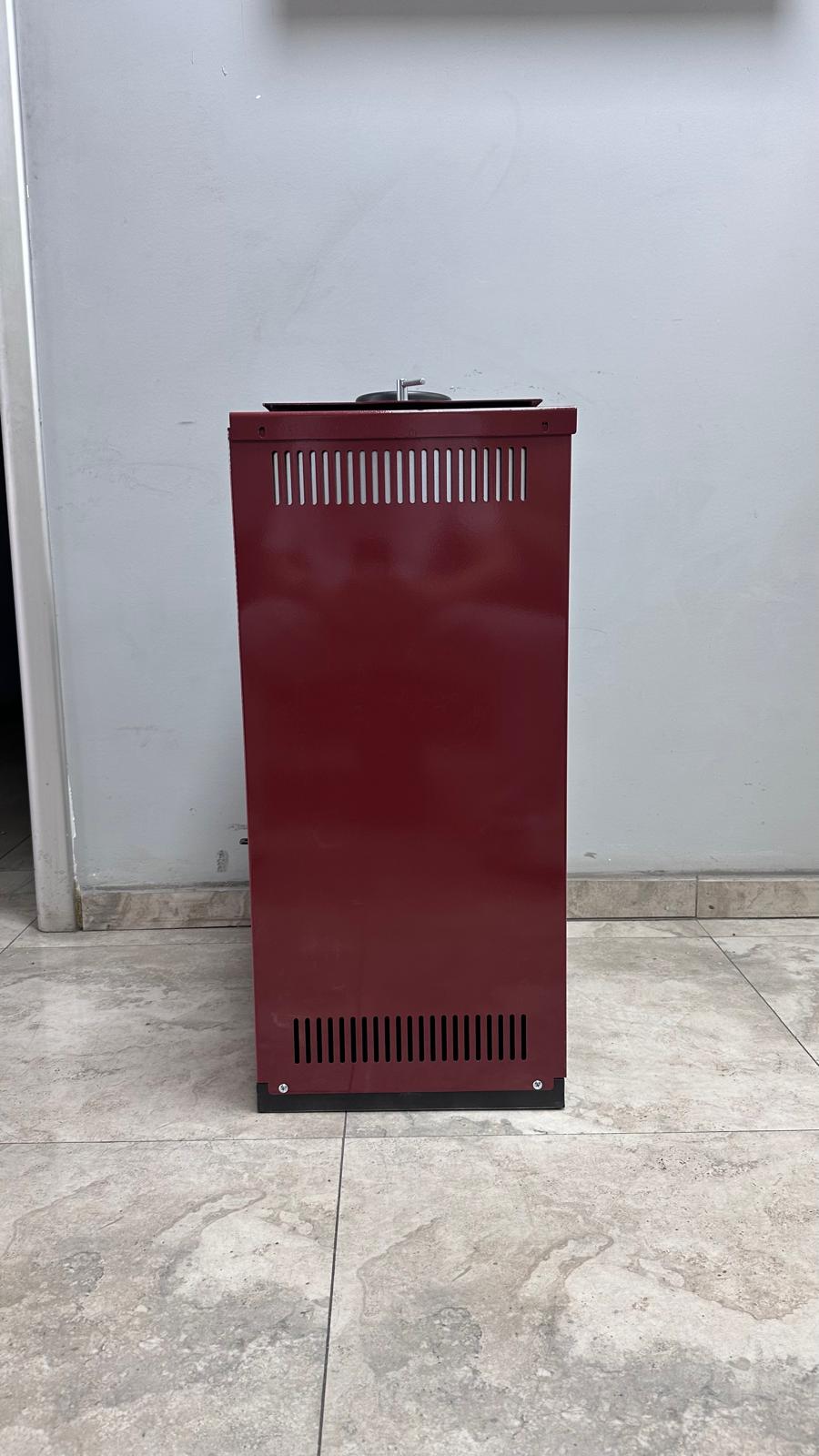 FS-295 Mini Hybrid Lüx Gurme Çelik Soba | Fırınlı | 3 Camlı | Pelet ve Odun Yakıtlı