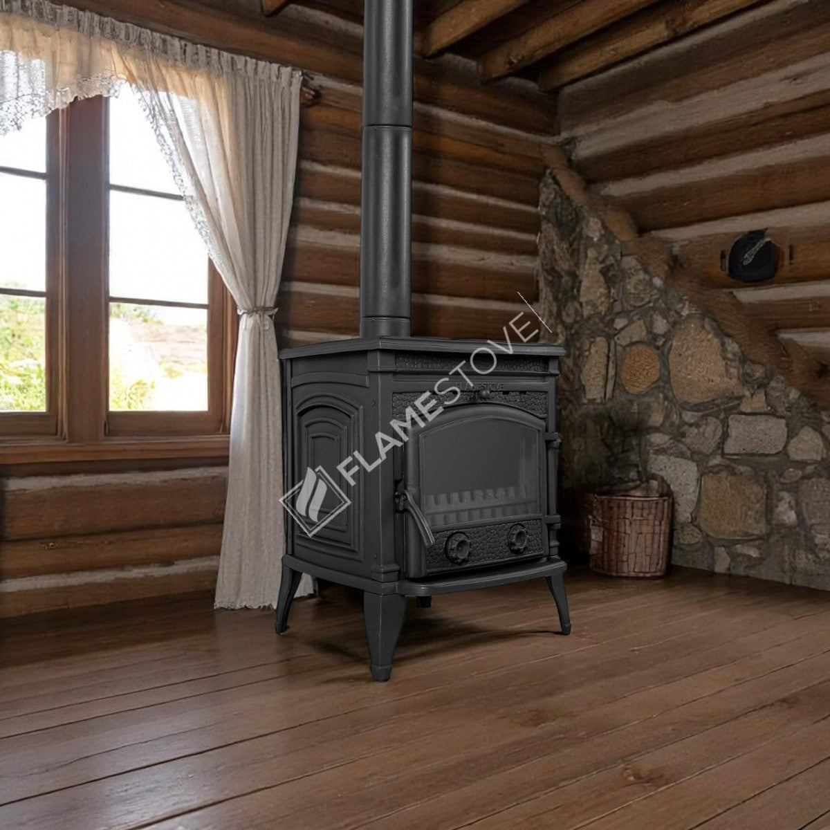 Sirius Star Yan Kapaklı Döküm Soba: Yüksek Verimli, A Sınıfı Odun Kömür
