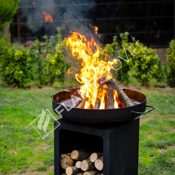 FS-604 Flame Cook 60cm ST37 Çelik Derin Hazneli Dış Mekan Ateş