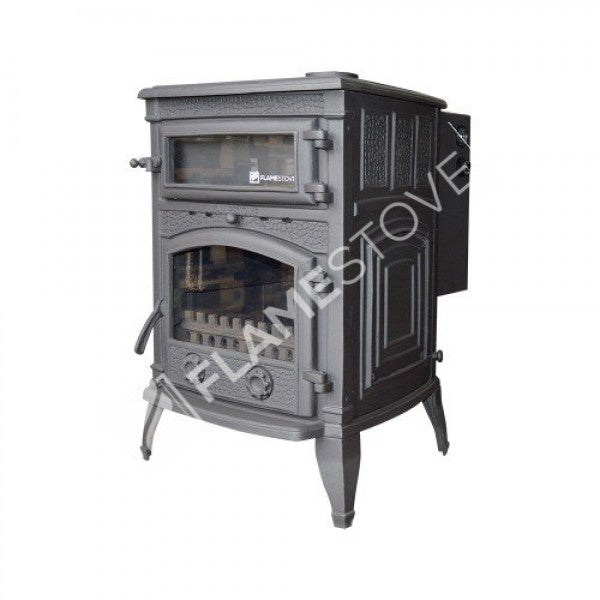 Sirius Mega Sulu Sistem Döküm Soba, Yüksek Verimli Çift Yanmalı Odun Kömür