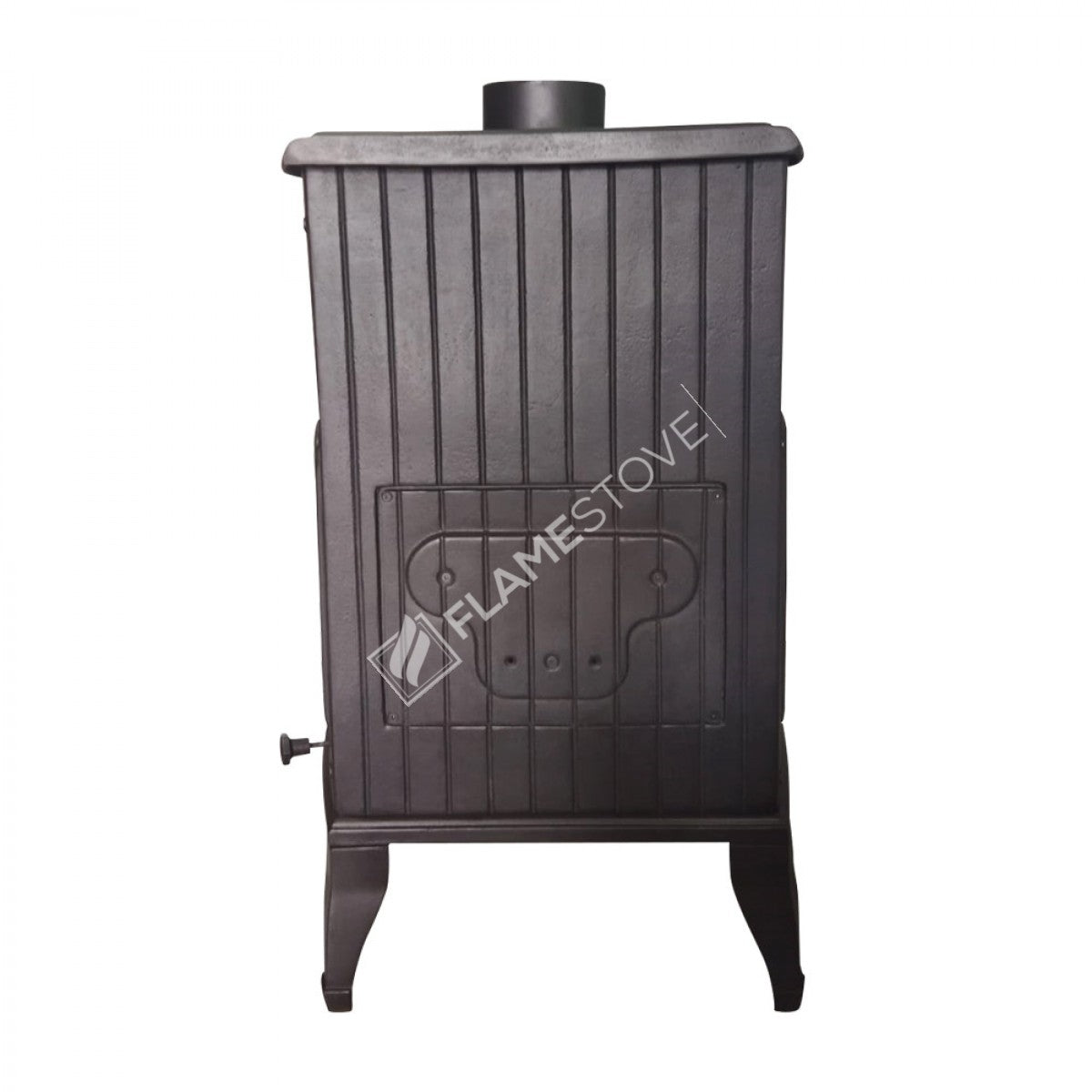 Sirius Mega Fırınlı Döküm Soba: Yüksek Verimli Odun Kömür Sobası, Schott Robax Camlı, Güçlü 18 kW Isıtma