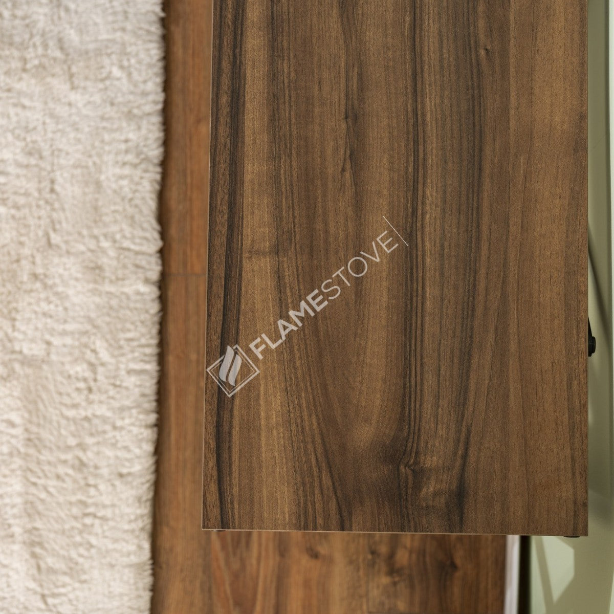 Çok Amaçlı Modern Kahve Rengi Konsol TV Ünitesi Şık Fonksiyonel Metal MDF