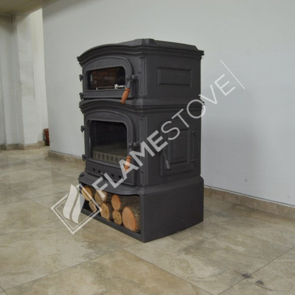 Altara Premium YK Döküm Soba: Çift Yanmalı, Fırınlı, A Sınıfı, Yan Kapaklı, Odunluklu