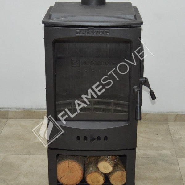 Flame Stove Lodi Şömine Soba: Yan Yüklemeli, Odunluklu, A Sınıfı, Çift Yanmalı