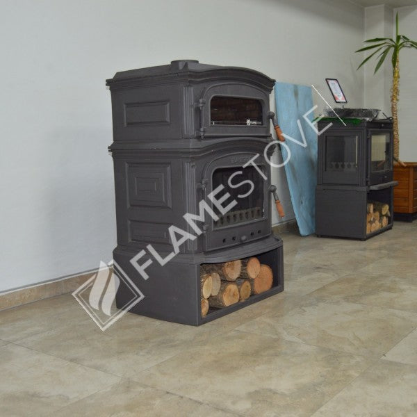 Altara Premium YK Döküm Soba: Çift Yanmalı, Fırınlı, A Sınıfı, Yan Kapaklı, Odunluklu