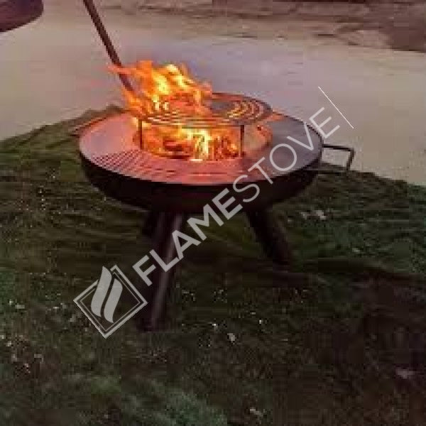 Flame Sky Dayanıklı Dış Mekan Ateş Çukuru, Barbekü Bahçe Isıtıcı Mangal