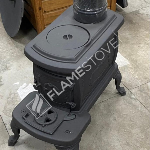 FS-059 Flame StoveNostaljik Fransız H2 Pik Döküm Soba: Odun Kömür