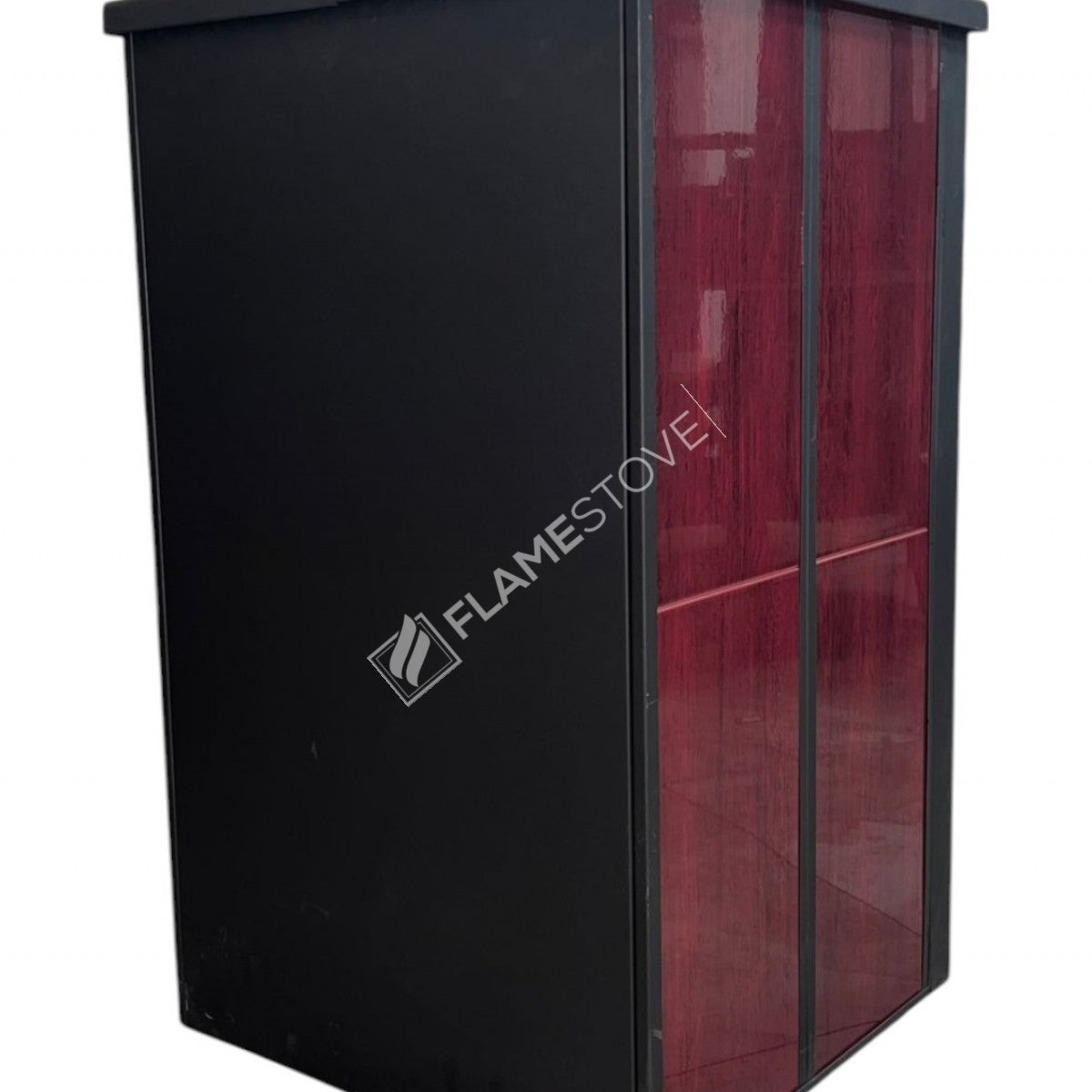 Yüksek Verimli Çelik Dış Yüzey Ateş Tuğlalı Soba, Alüminyum Maşa Takımı Odunluk Seti