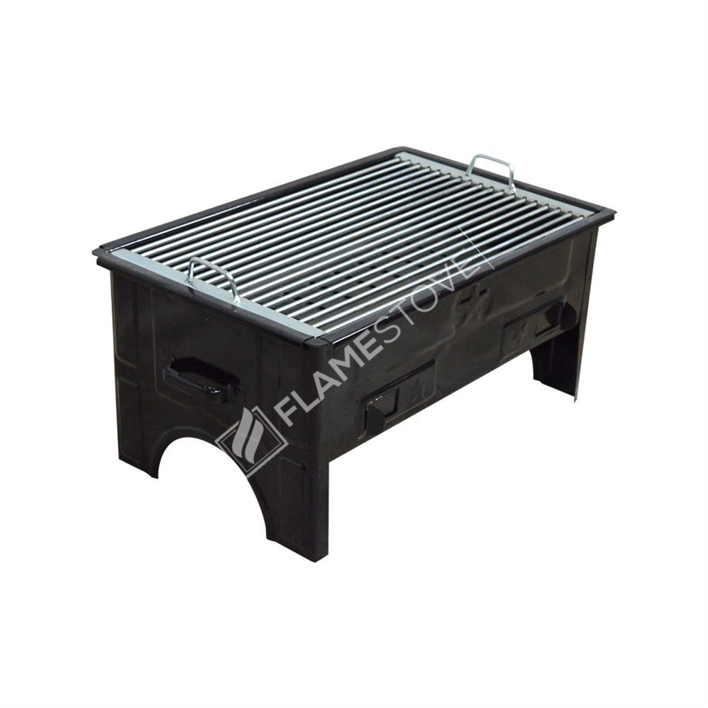FLAME STOVE FS-503 Emaye Sac Mangal: Dayanıklı, Taşınabilir, Kolay Temizlenebilir Bahçe Barbeküsü