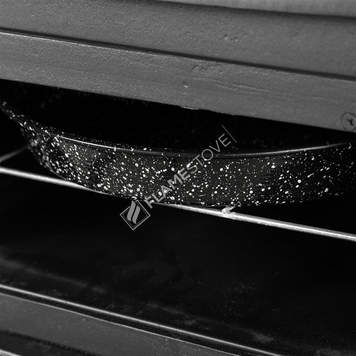 Retro Klasik Fırınlı Döküm Soba: Yüksek Verimli Odun Kömür Yakma, Schott Cam