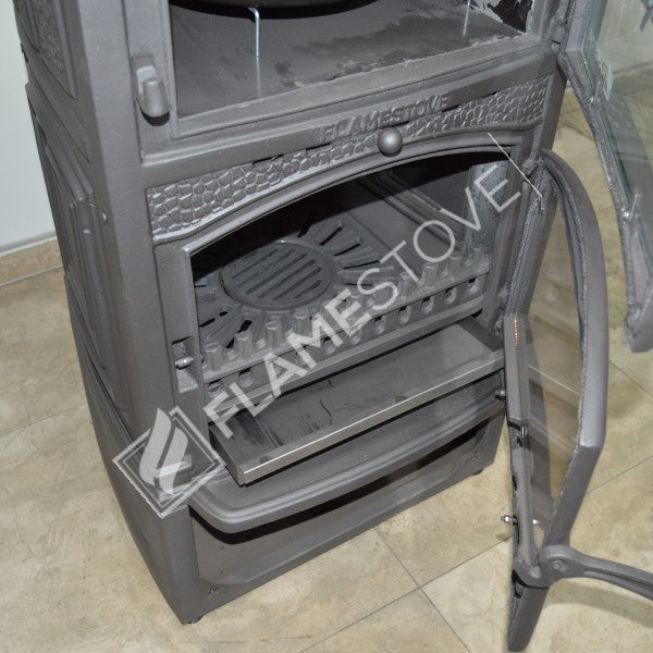 Flame Stove FS-13ST Sirius Maxi Fırınlı Döküm Soba, 15 kW Güç, Yüksek Verimli Isıtma