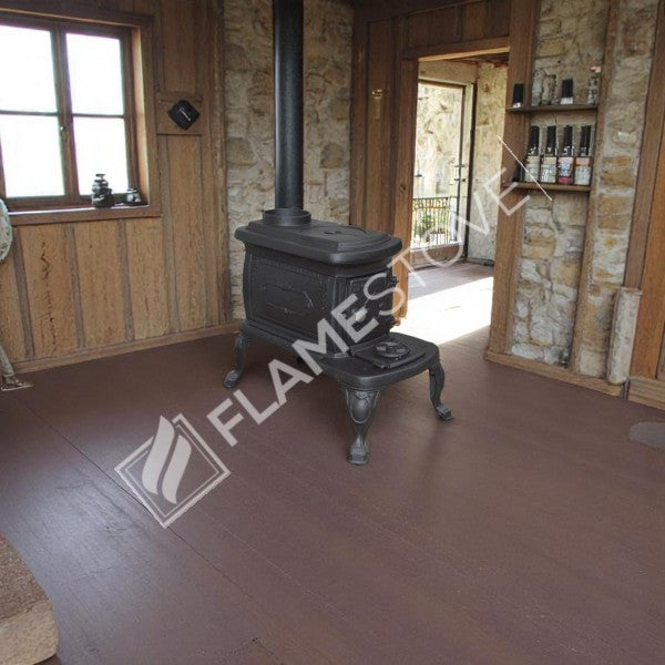 Nostaljik Fransız H2 Pik Döküm Soba: Odun Kömür Uyumlu, Yüksek Verimli Isıtma