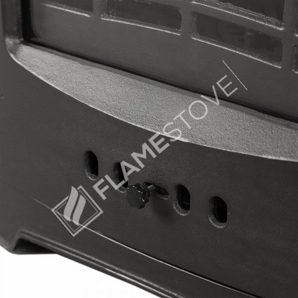Flame Stove Lodi Üç Camlı Yan Yüklemeli Şömine Soba, Yüksek Verimli Odun/Kömür Sobası