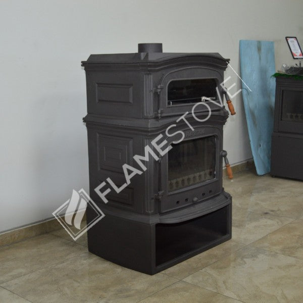 Altara Premium YK Döküm Soba: Çift Yanmalı, Fırınlı, A Sınıfı, Yan Kapaklı, Odunluklu