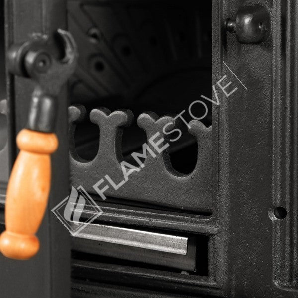 Altara Lux Premium Style YK Fırınlı Döküm Soba, Çift Yanmalı, Odunluklu, 18 kW, A Sınıfı