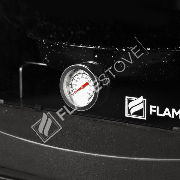 Flame Stove Lodi Lux Gurme Fırınlı 8 kW Yüksek Verimli Döküm Soba