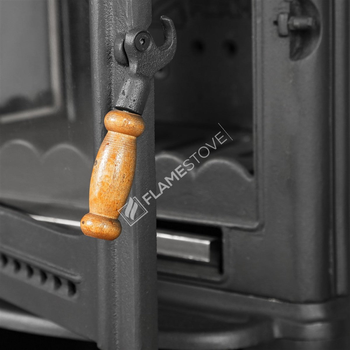 Modena Lux Stil 3 Camlı Yüksek Verimli Odun Kömür Döküm Soba