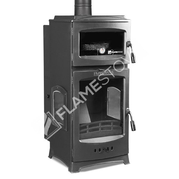 Lodi Lux Gurme Pelet Sobası: Fırınlı, 3 Camlı, Yüksek Verimli, 12 kW Isıtma Gücü