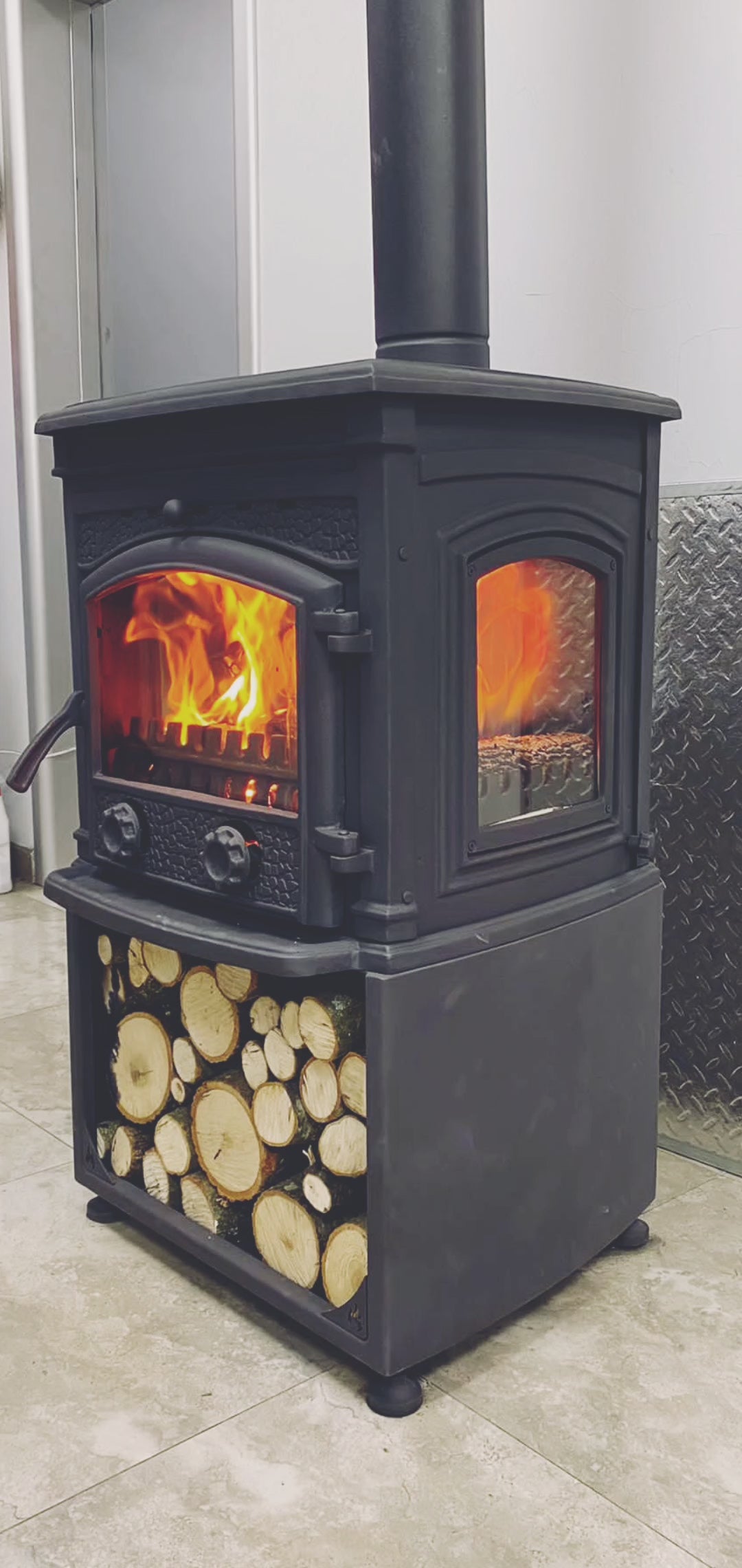 FS-014ST Flame Stove Sirius Ultra Style Döküm Soba Flame Stove