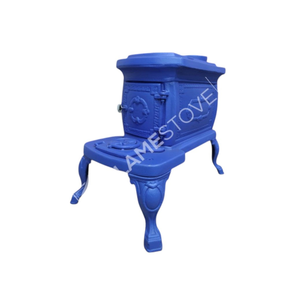 FS-059M Flame Stove Nostalji Fransız Pik Döküm Soba: Odun Kömür Yakıtlı, 25m² Isıtma